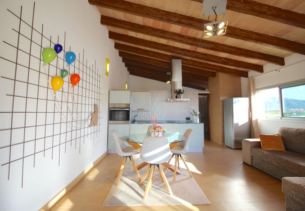 Finca en Sa Pobla - Finca rural Son Vent para 2 en Mallorca con piscina