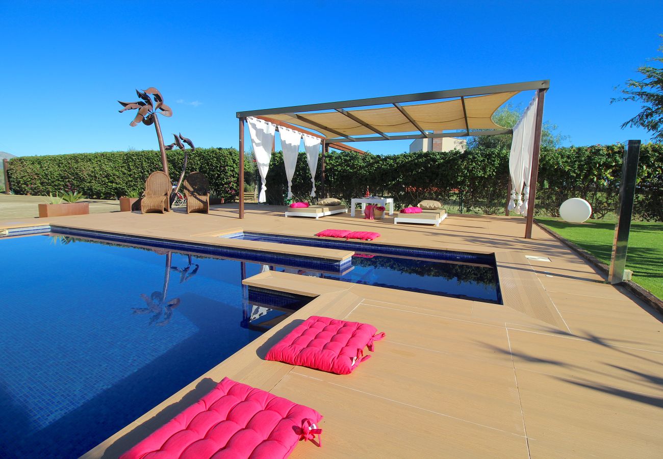 Finca en Sa Pobla - Finca rural Son Vent para 2 en Mallorca con piscina