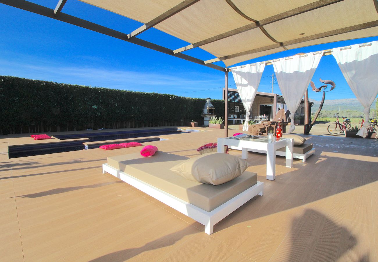 Finca en Sa Pobla - Finca rural Son Vent para 2 en Mallorca con piscina