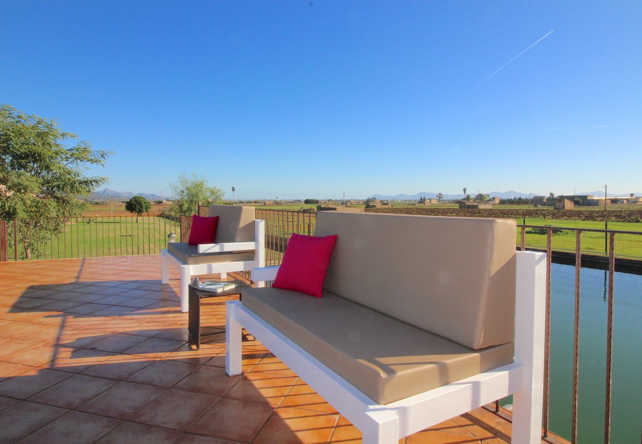 Finca en Sa Pobla - Finca rural Son Vent para 2 en Mallorca con piscina