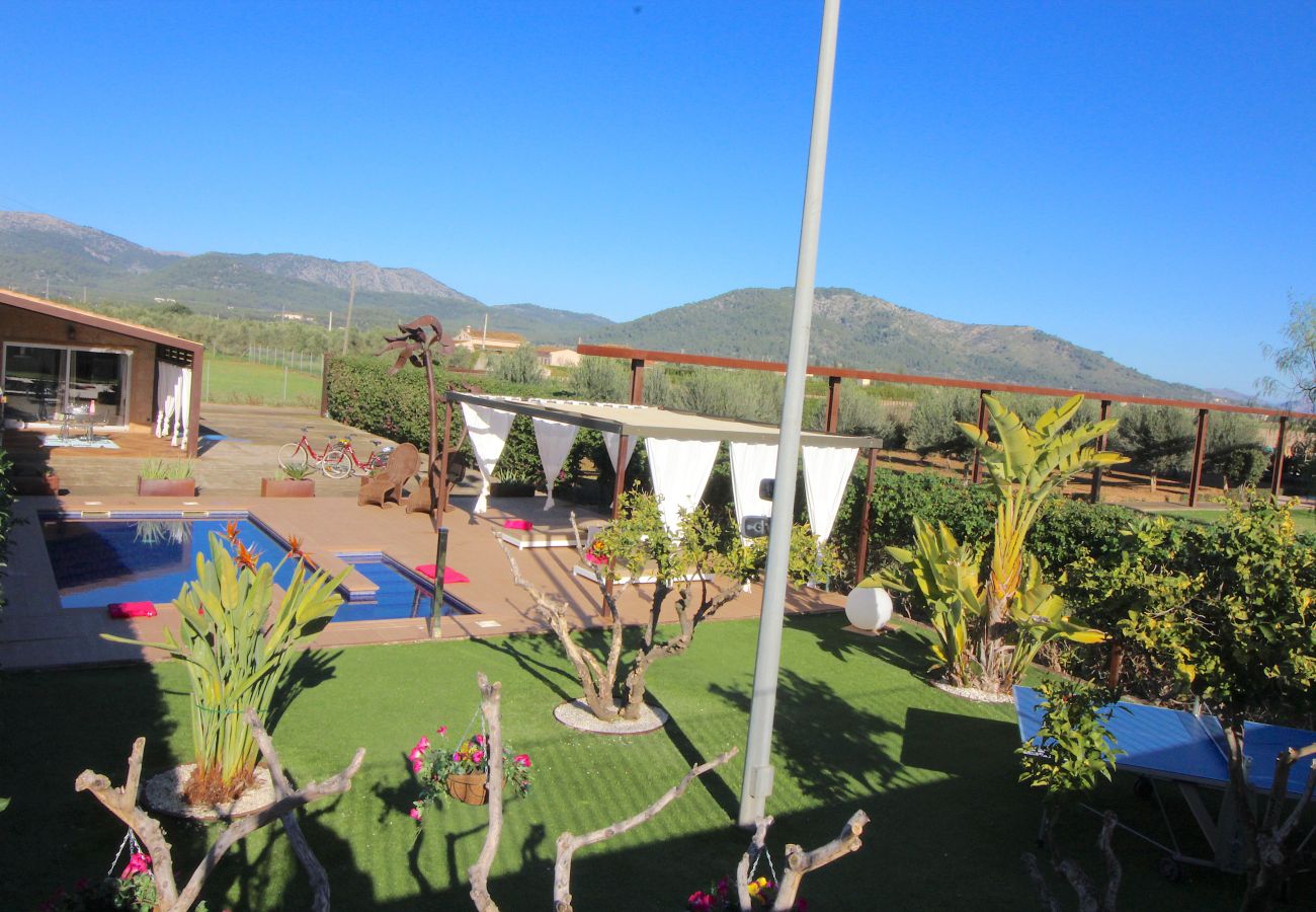 Finca en Sa Pobla - Finca rural Son Vent para 2 en Mallorca con piscina