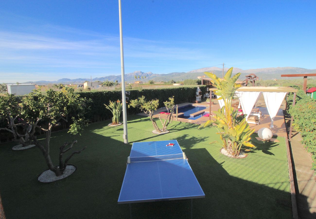 Finca en Sa Pobla - Finca rural Son Vent para 2 en Mallorca con piscina