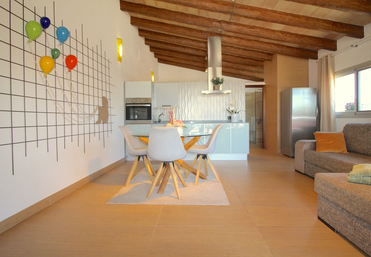 Finca en Sa Pobla - Finca rural Son Vent para 2 en Mallorca con piscina