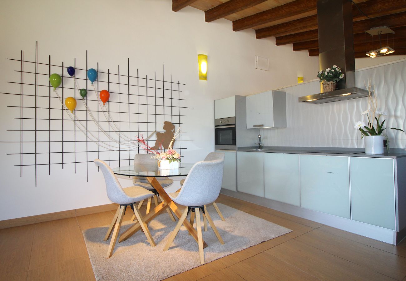 Finca en Sa Pobla - Finca rural Son Vent para 2 en Mallorca con piscina