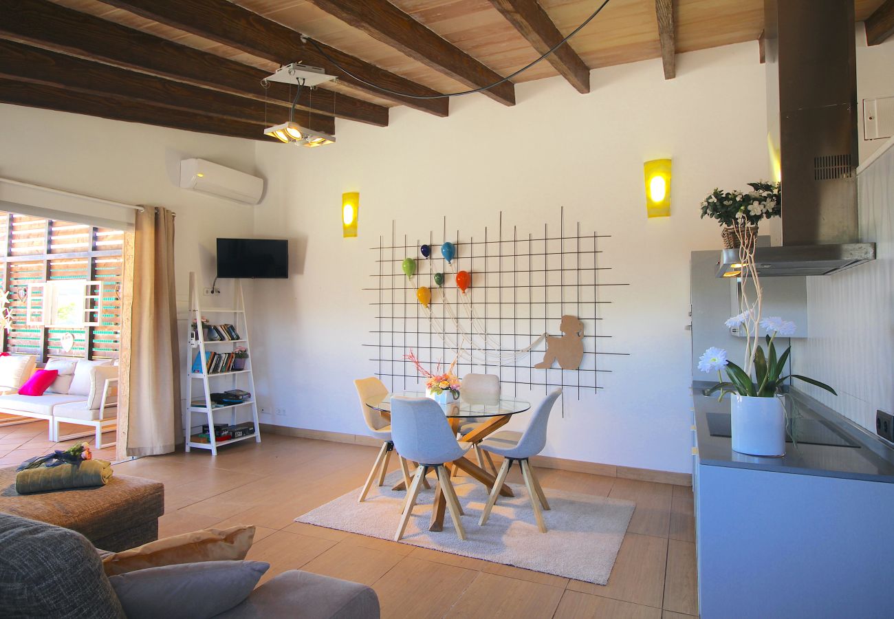 Finca en Sa Pobla - Finca rural Son Vent para 2 en Mallorca con piscina