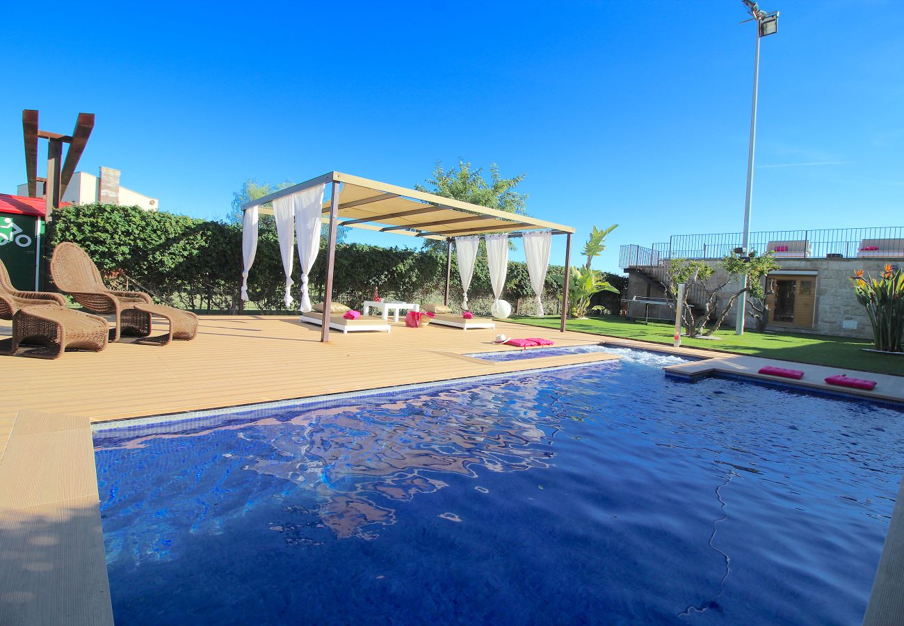Finca en Sa Pobla - Finca rural Son Vent para 2 en Mallorca con piscina