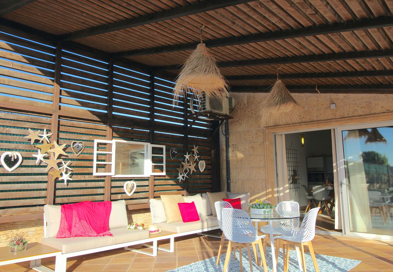 Finca en Sa Pobla - Finca rural Son Vent para 2 en Mallorca con piscina