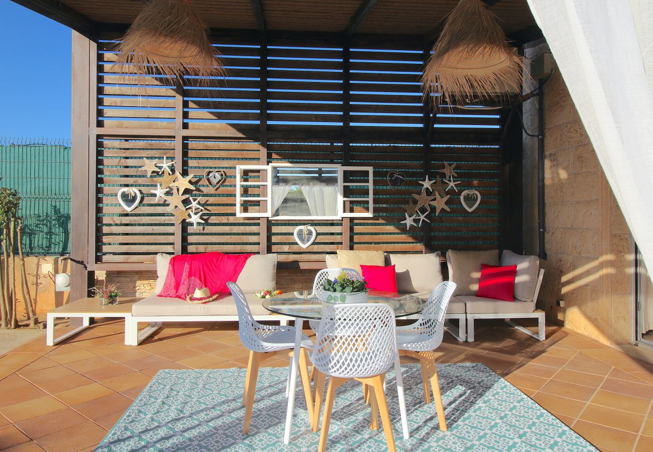 Finca en Sa Pobla - Finca rural Son Vent para 2 en Mallorca con piscina
