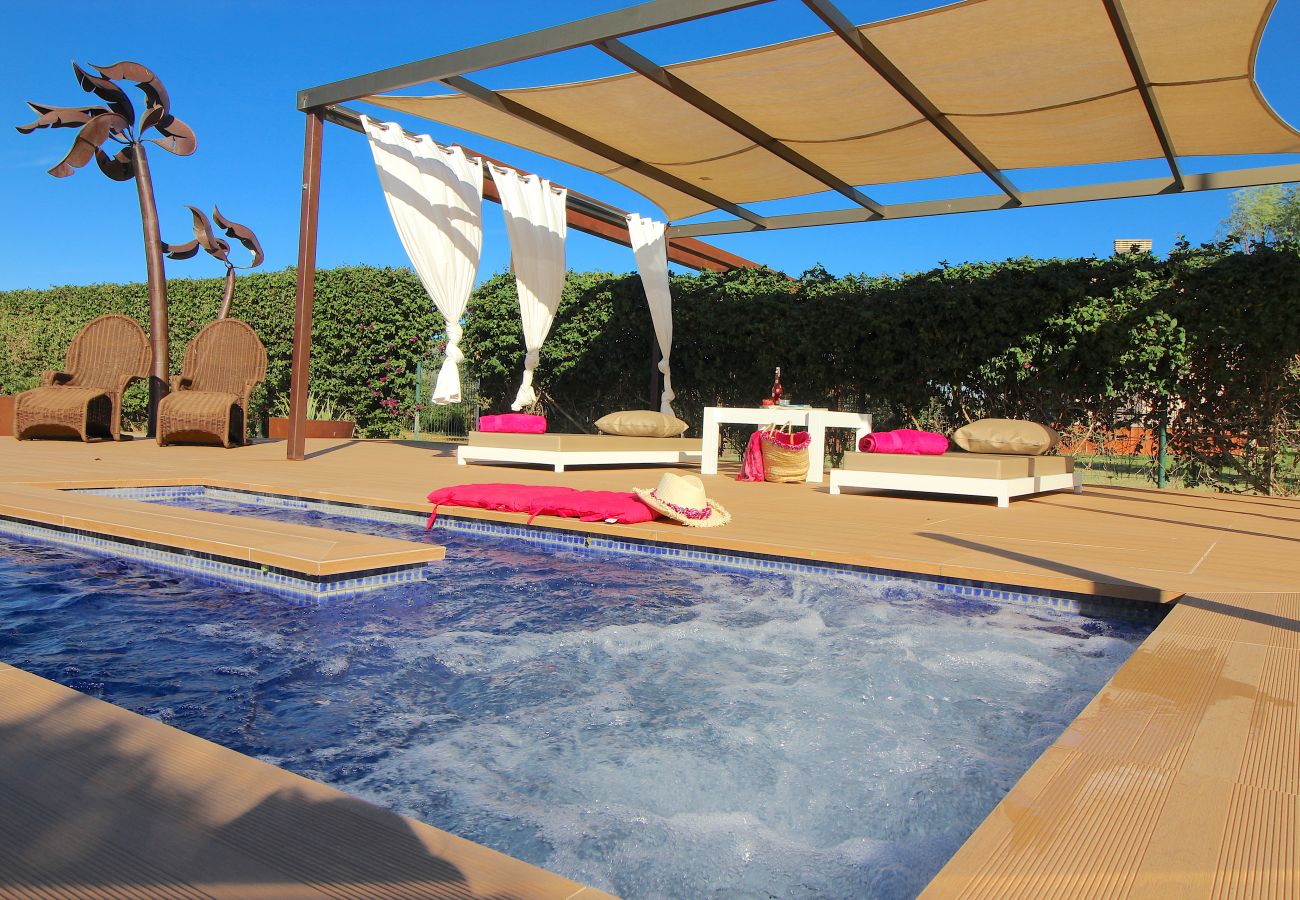 Finca en Sa Pobla - Finca rural Son Vent para 2 en Mallorca con piscina