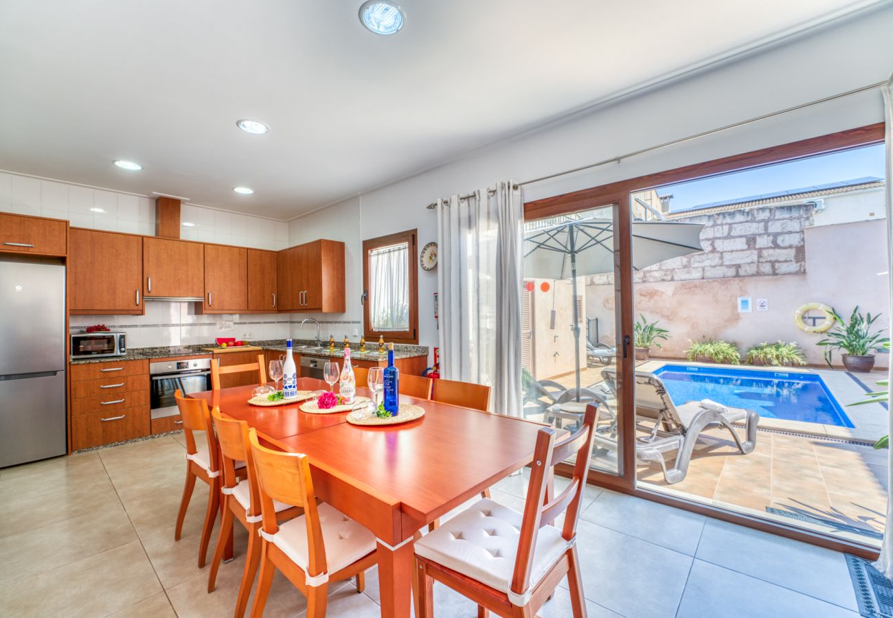 Casa en Sa Pobla - Villa Placeta en Mallorca con piscina y barbacoa