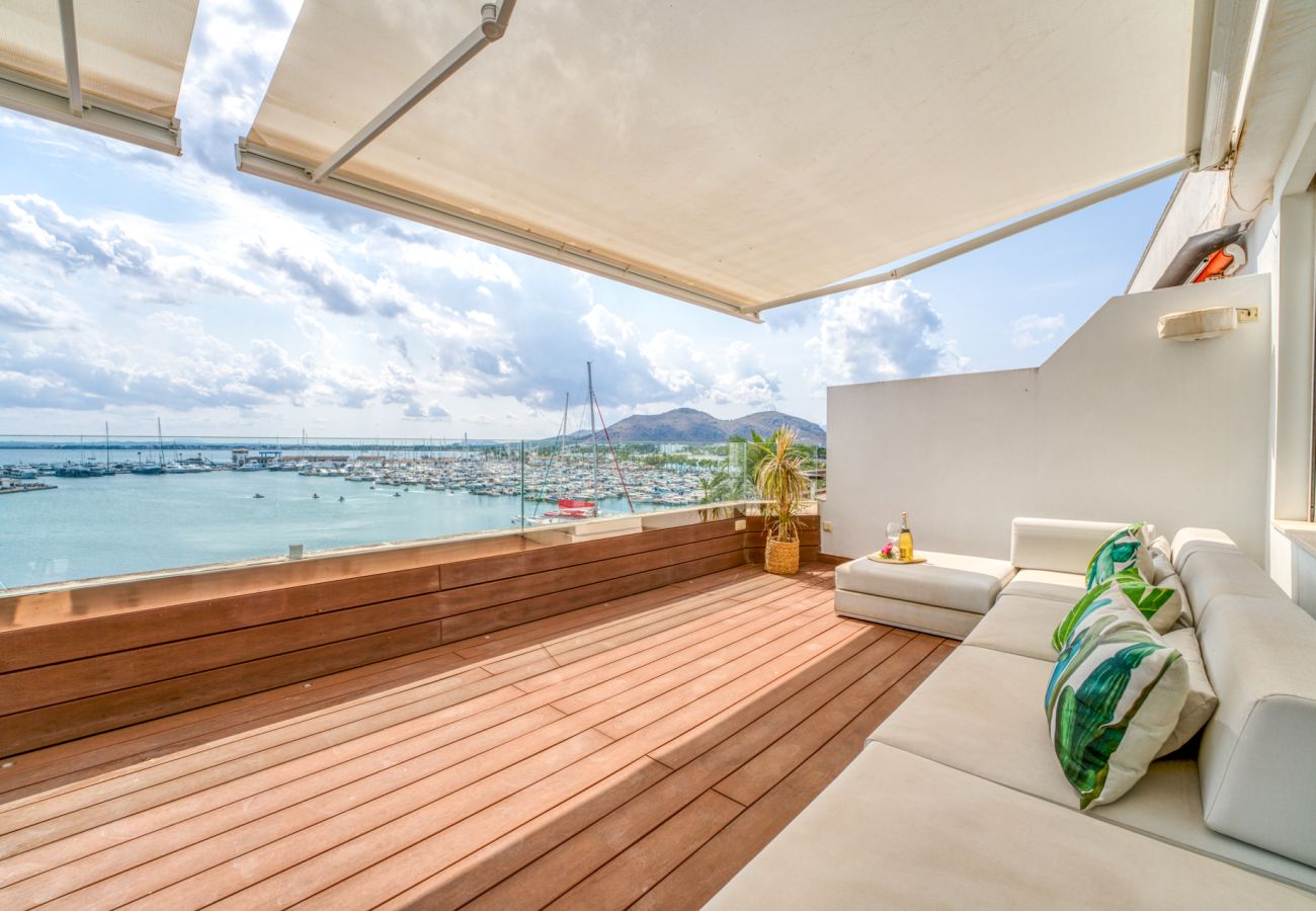Apartamento en Puerto de Alcudia - Apartamento en primera línea de puerto de Alcudia | Blue Blue