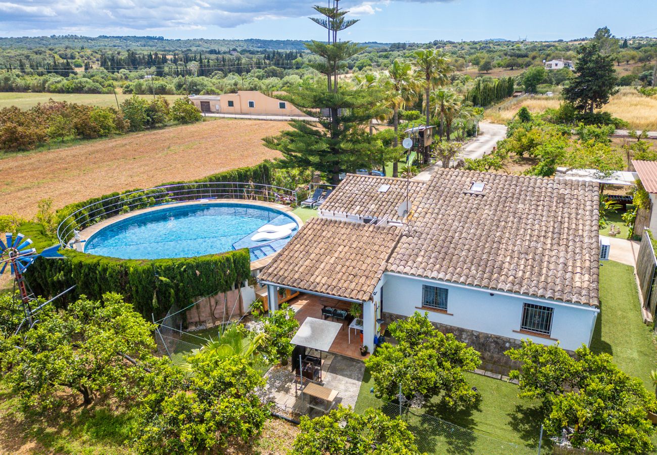 Finca en Llubi - Finca con piscina Can Pintat en Mallorca 