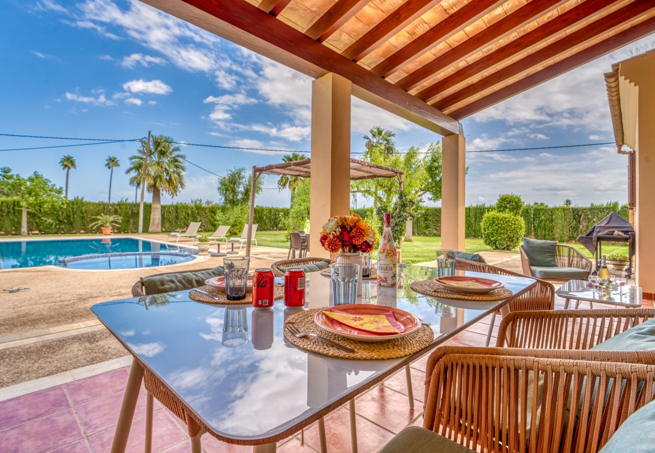 Chalet en Sa Pobla - Finca con piscina y jacuzzi Son Crestes Sa Pobla