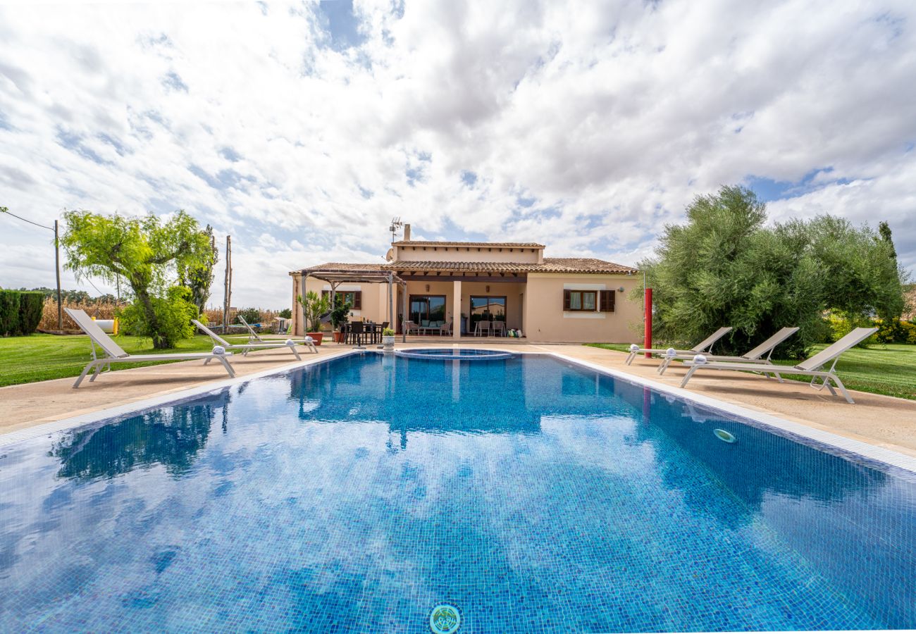 Chalet en Sa Pobla - Finca con piscina y jacuzzi Son Crestes Sa Pobla