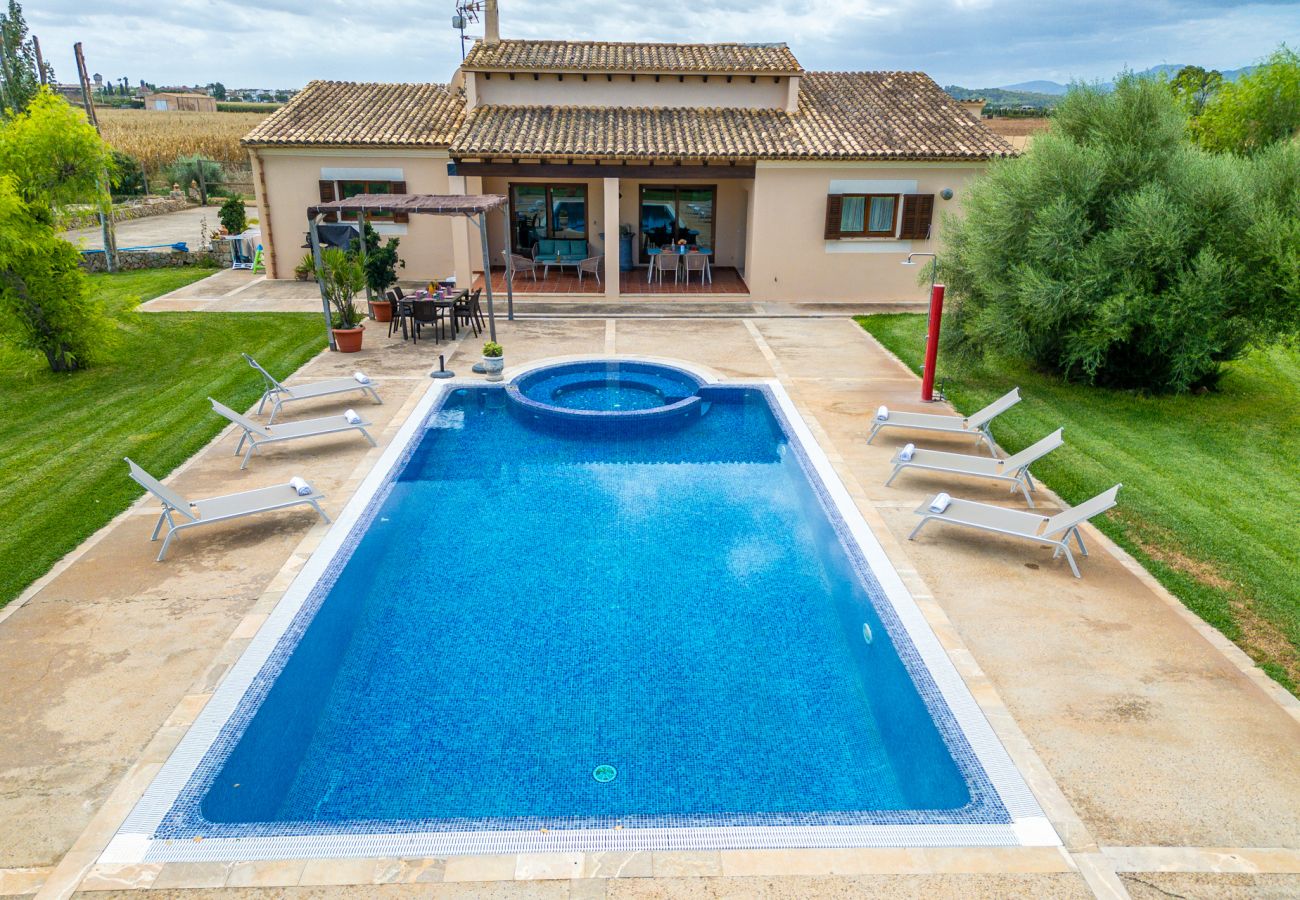 Chalet en Sa Pobla - Finca con piscina y jacuzzi Son Crestes Sa Pobla