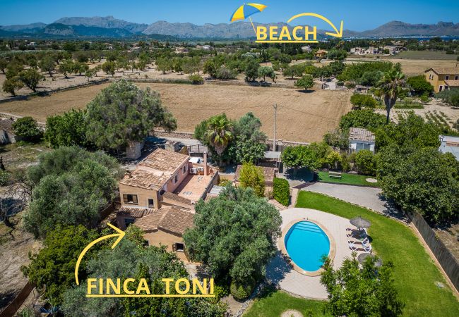Maison à Alcúdia - Finca Toni à Alcudia avec piscine proche de la plage Maison à Alcúdia - Finca Toni à Alcudia avec piscine proche de la plage