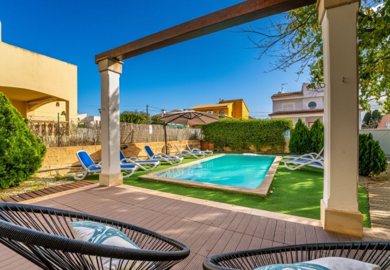 Hébergement de vacances à Alcúdia avec piscine privée
