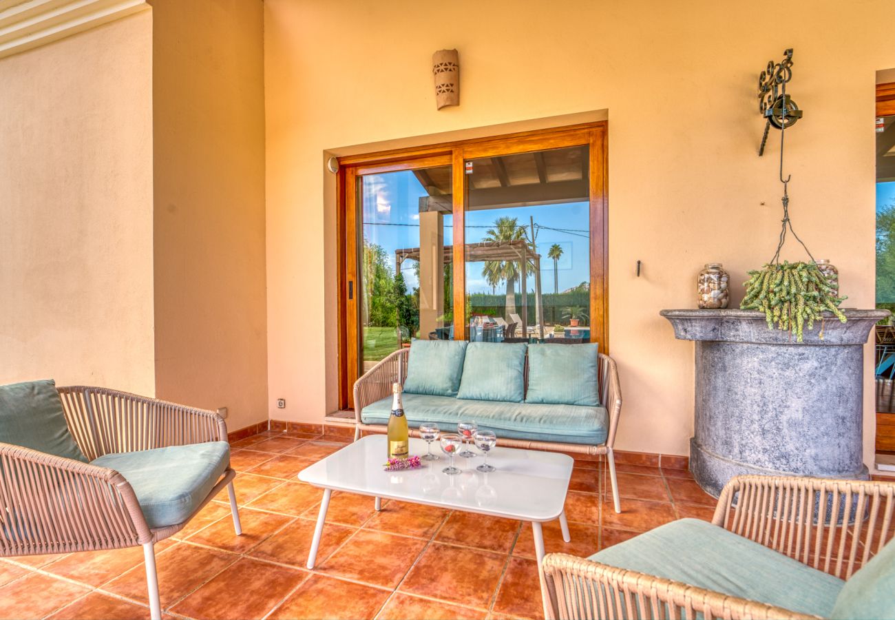 Chalet à Sa Pobla - Finca avec piscine et jacuzzi à Son Crestes, Sa Pobla