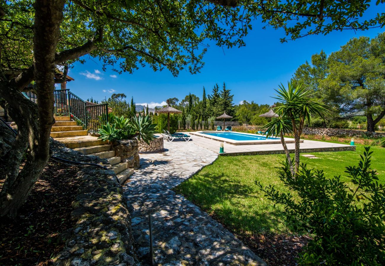 Country house in Pollensa - Majorcan finca Pollensa La Caseta with pool