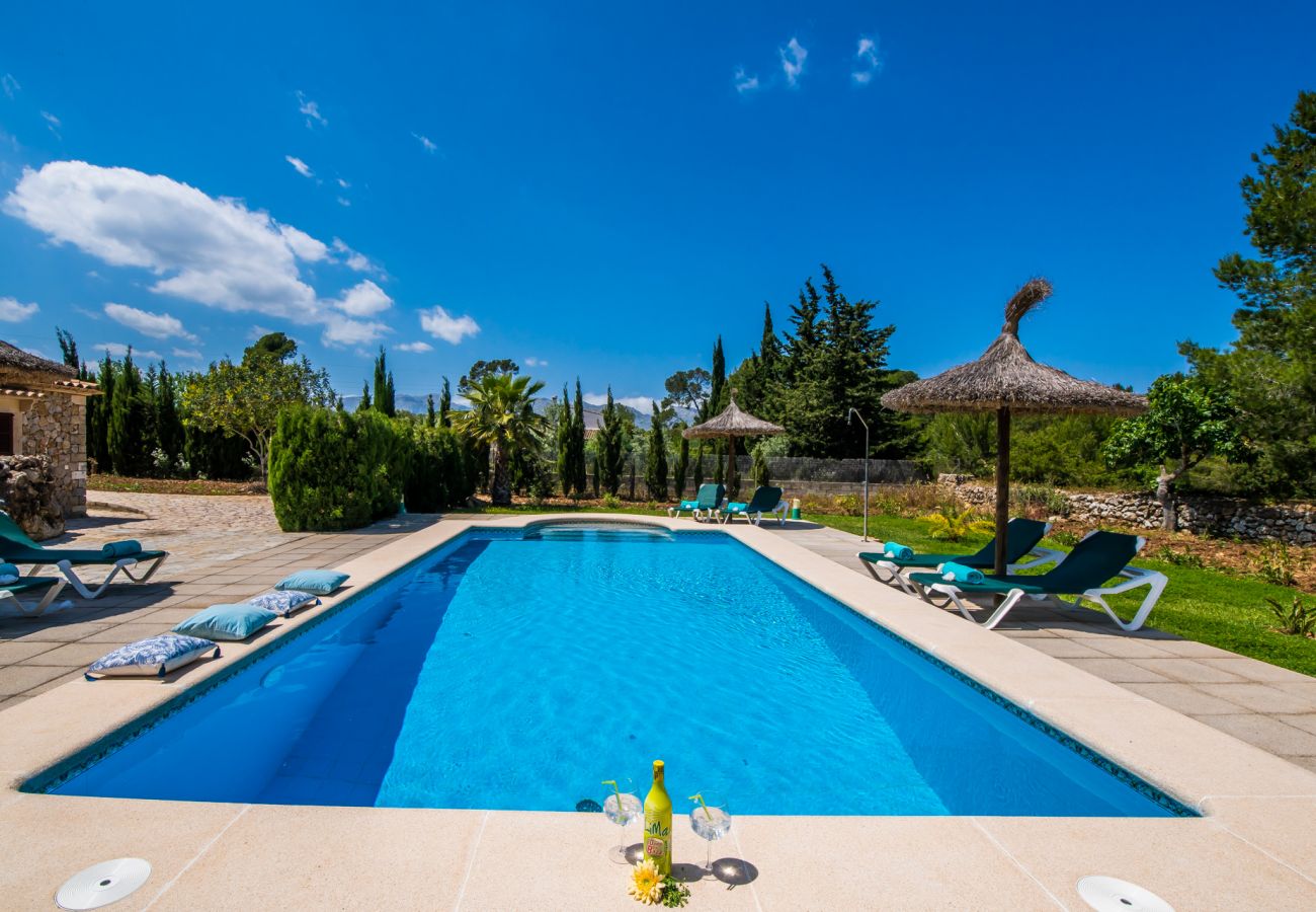 Country house in Pollensa - Majorcan finca Pollensa La Caseta with pool