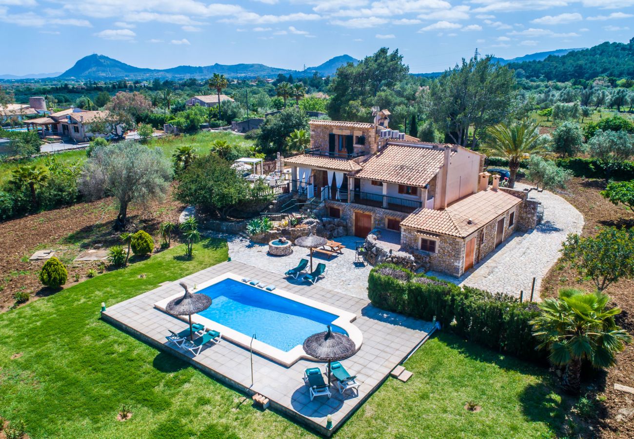 Country house in Pollensa - Majorcan finca Pollensa La Caseta with pool