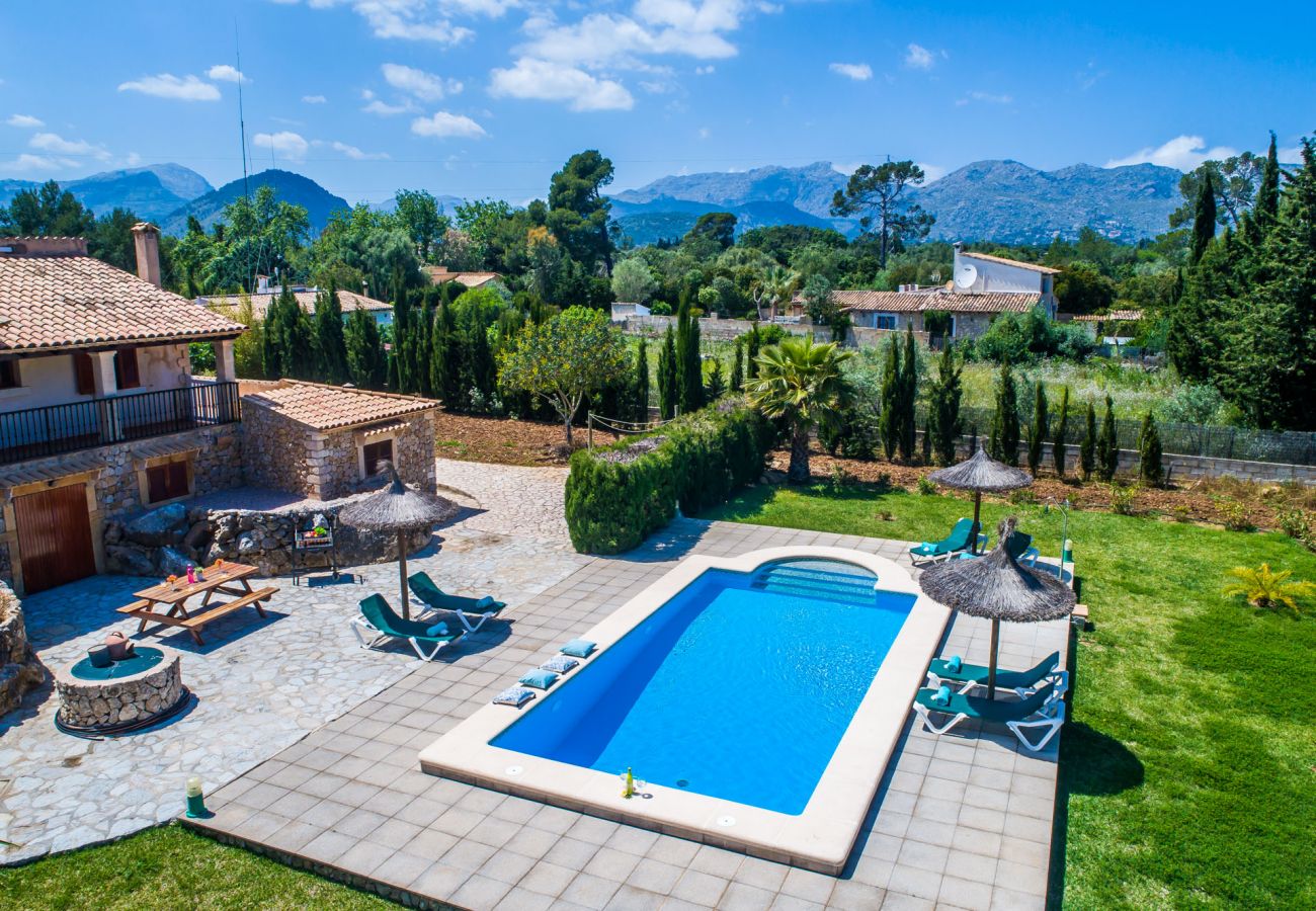Country house in Pollensa - Majorcan finca Pollensa La Caseta with pool