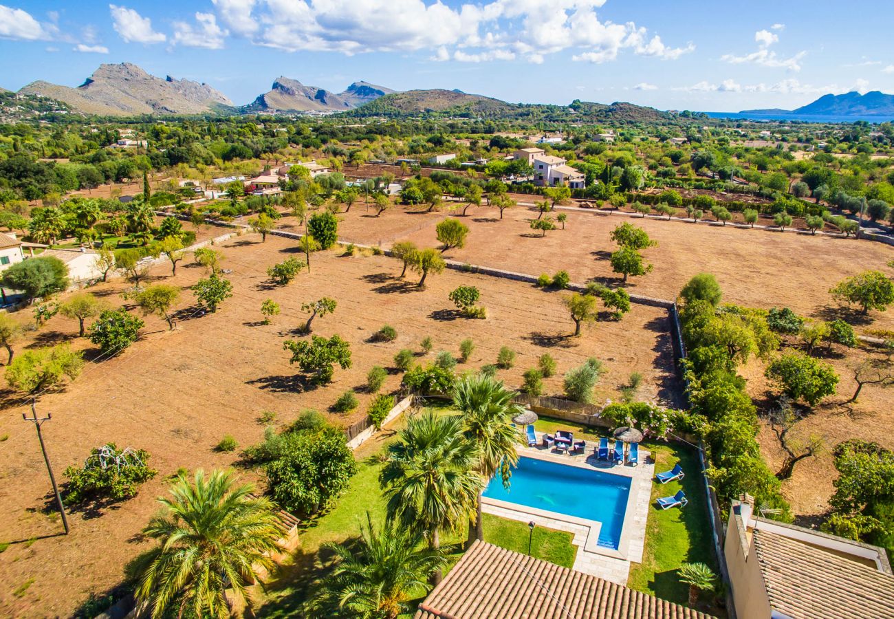 Country house in Pollensa - Big Finca with pool Can Barrio in Pollensa