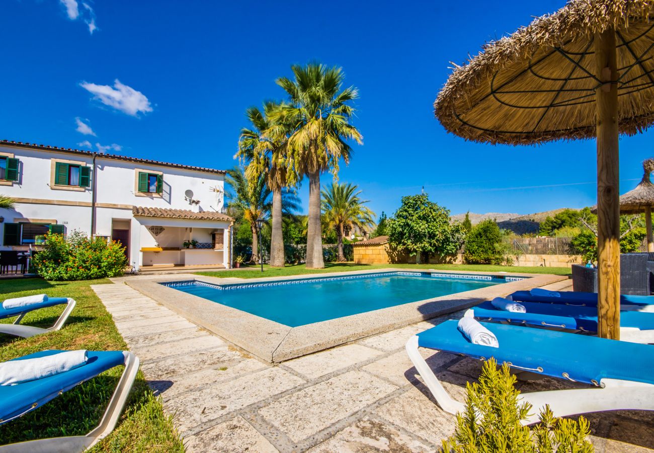 Country house in Pollensa - Big Finca with pool Can Barrio in Pollensa