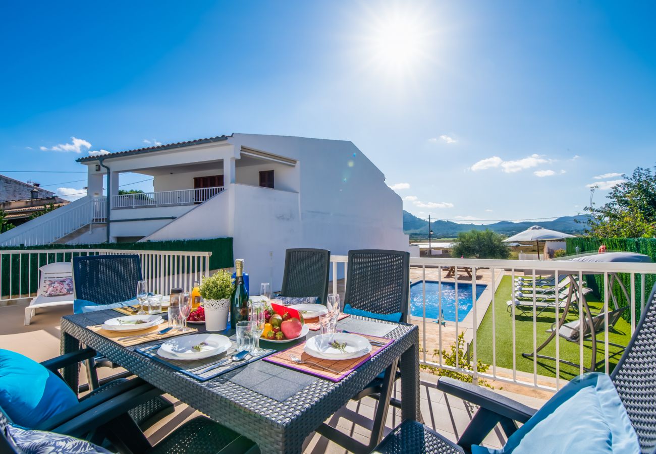 House in front of the sea in Alcudia.