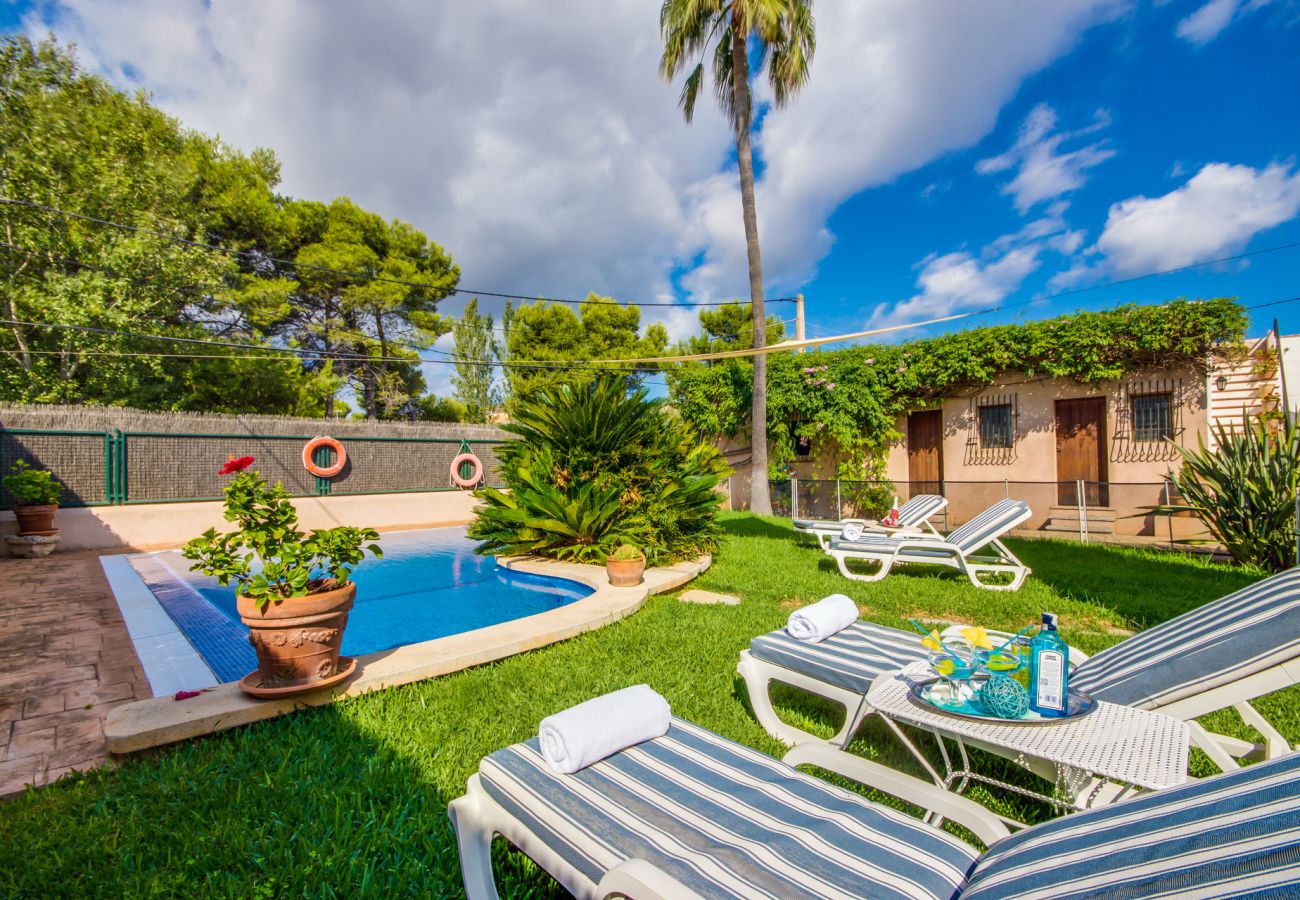 House in Puerto Pollensa - House Puerto Pollensa Llenaire pool and beachview