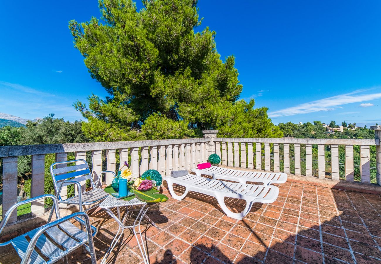 Country house in Buger - Finca Es Puig Madona with pool in Mallorca