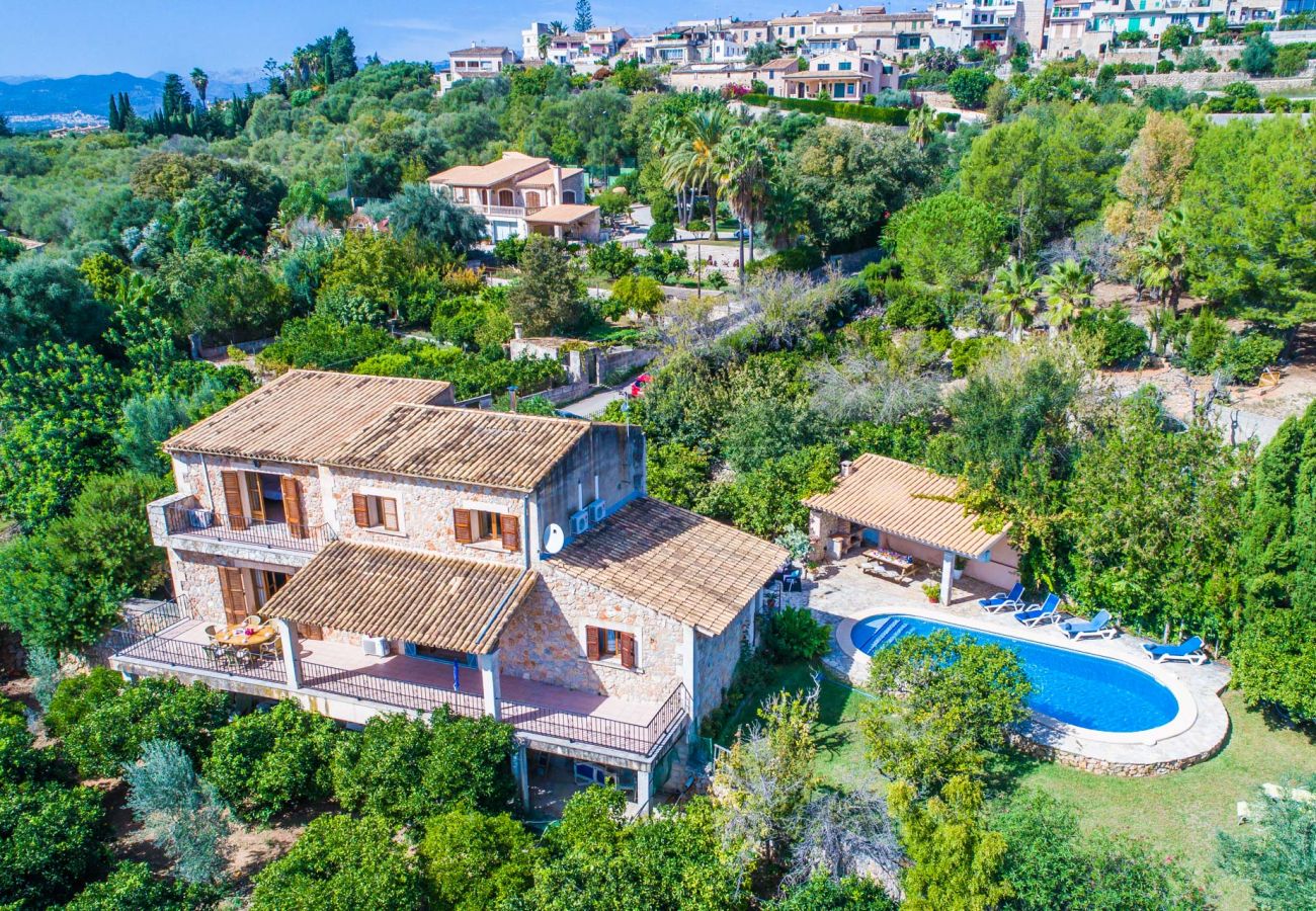 Finca with pool surrounded by the nature of Majorca