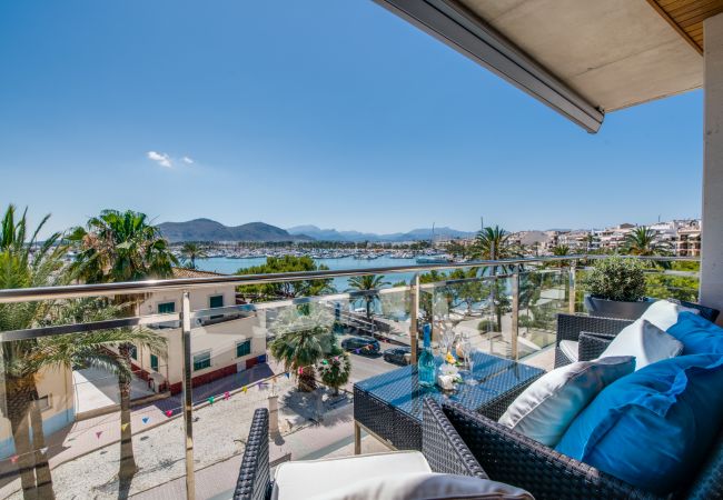 Apartment Alcudia Portobello with seaview