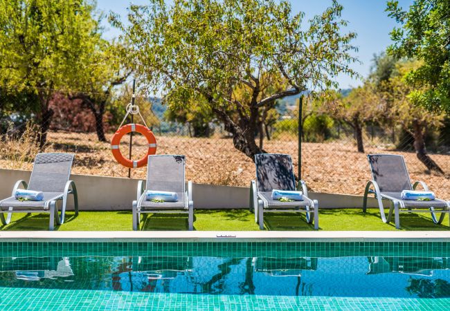 Country house in Selva - Finca Puig den Guardiola with mountain view