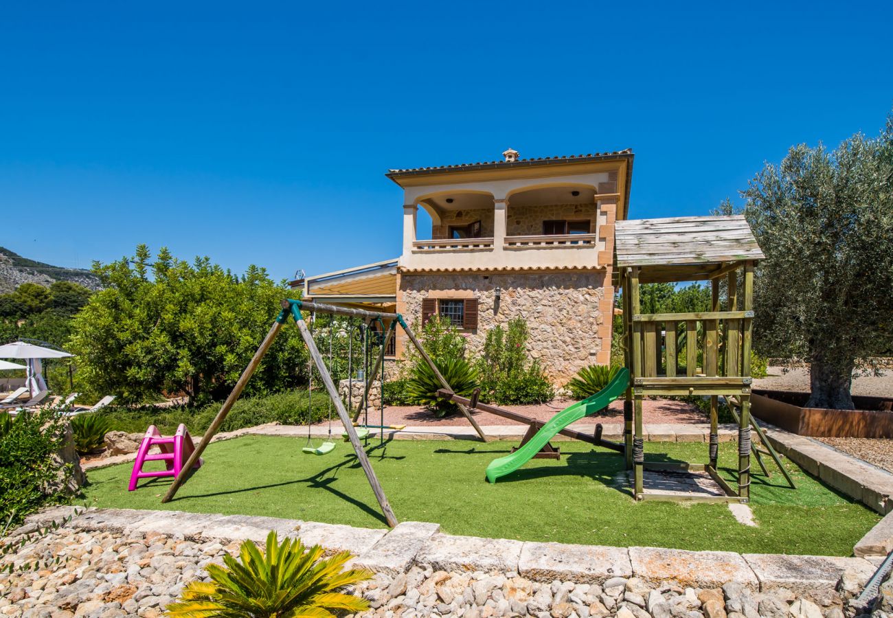 Country house in Selva - Finca Puig den Guardiola with mountain view