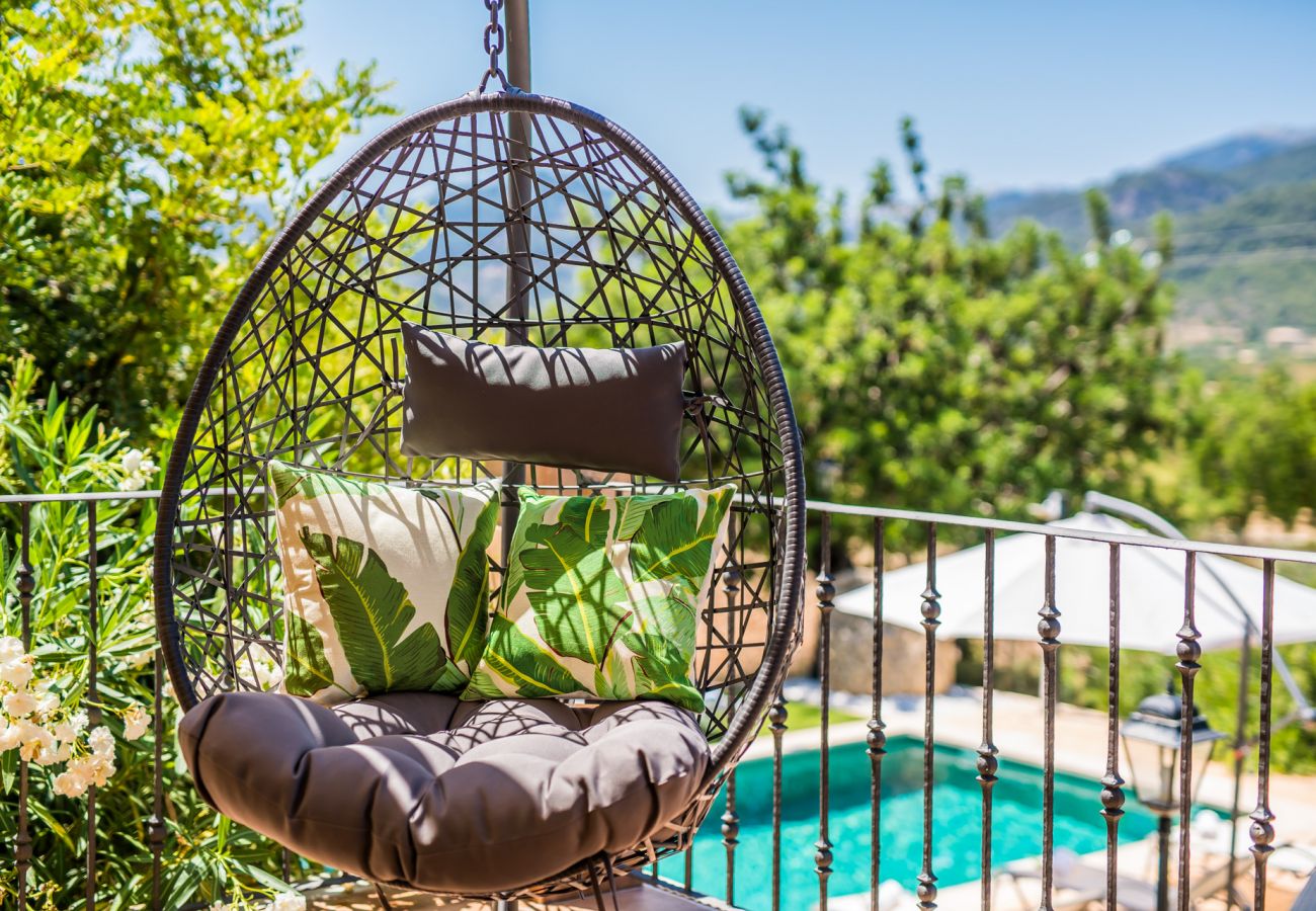 Country house in Selva - Finca Puig den Guardiola with mountain view