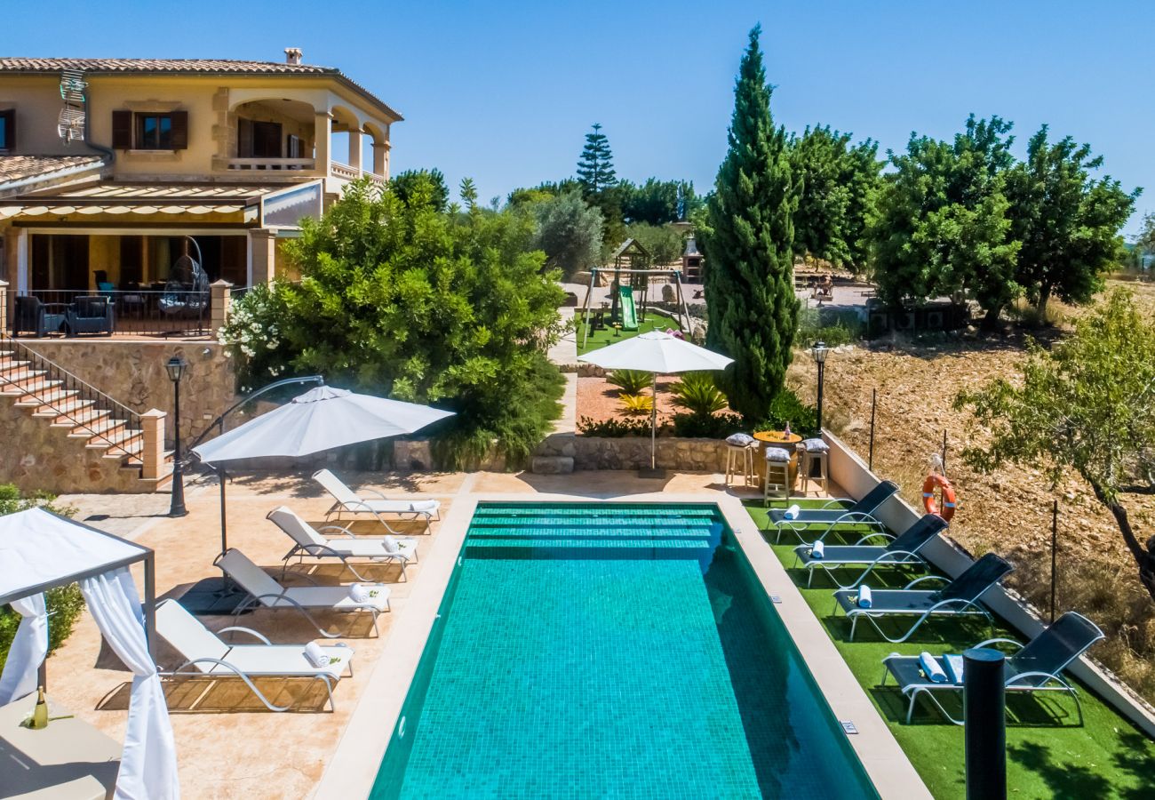 Country house in Selva - Finca Puig den Guardiola with mountain view