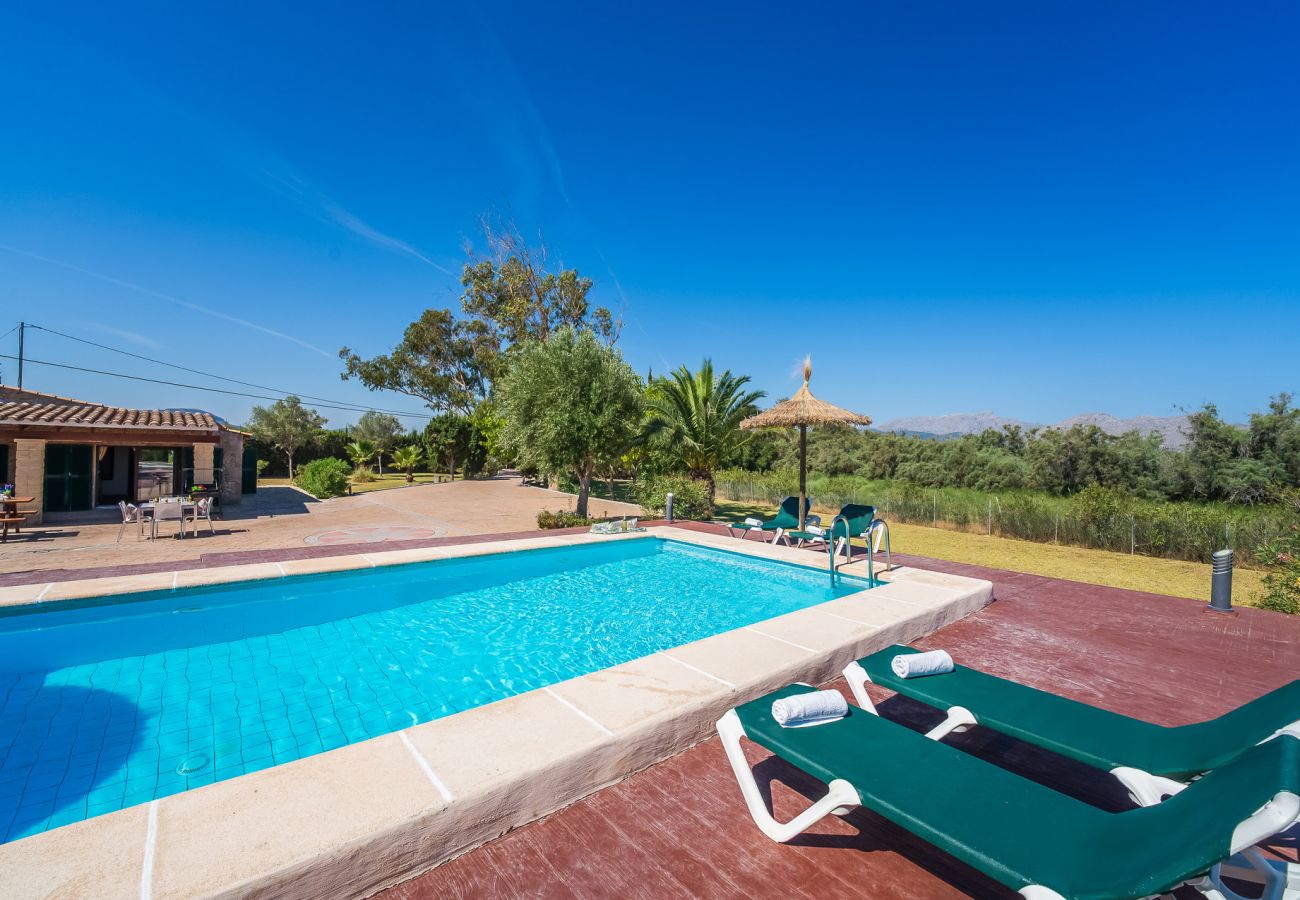 Country house in Puerto Pollensa - Finca by sea Ses Rotes with pool Pollensa