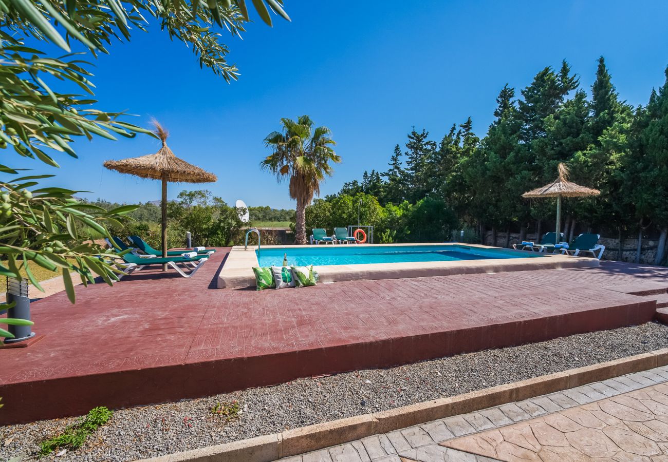 Country house in Puerto Pollensa - Finca by sea Ses Rotes with pool Pollensa