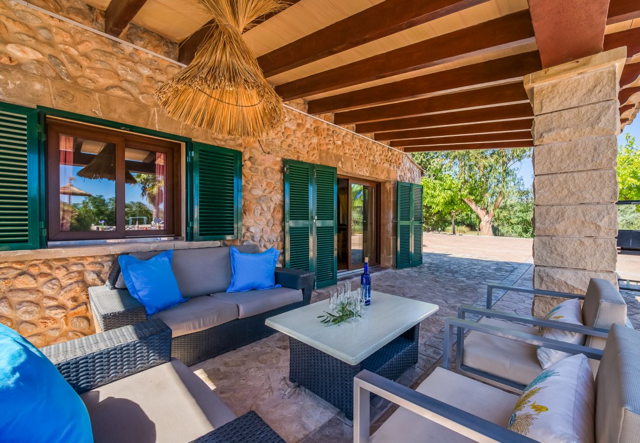 Country finca Pollensa near the sea with pool 
