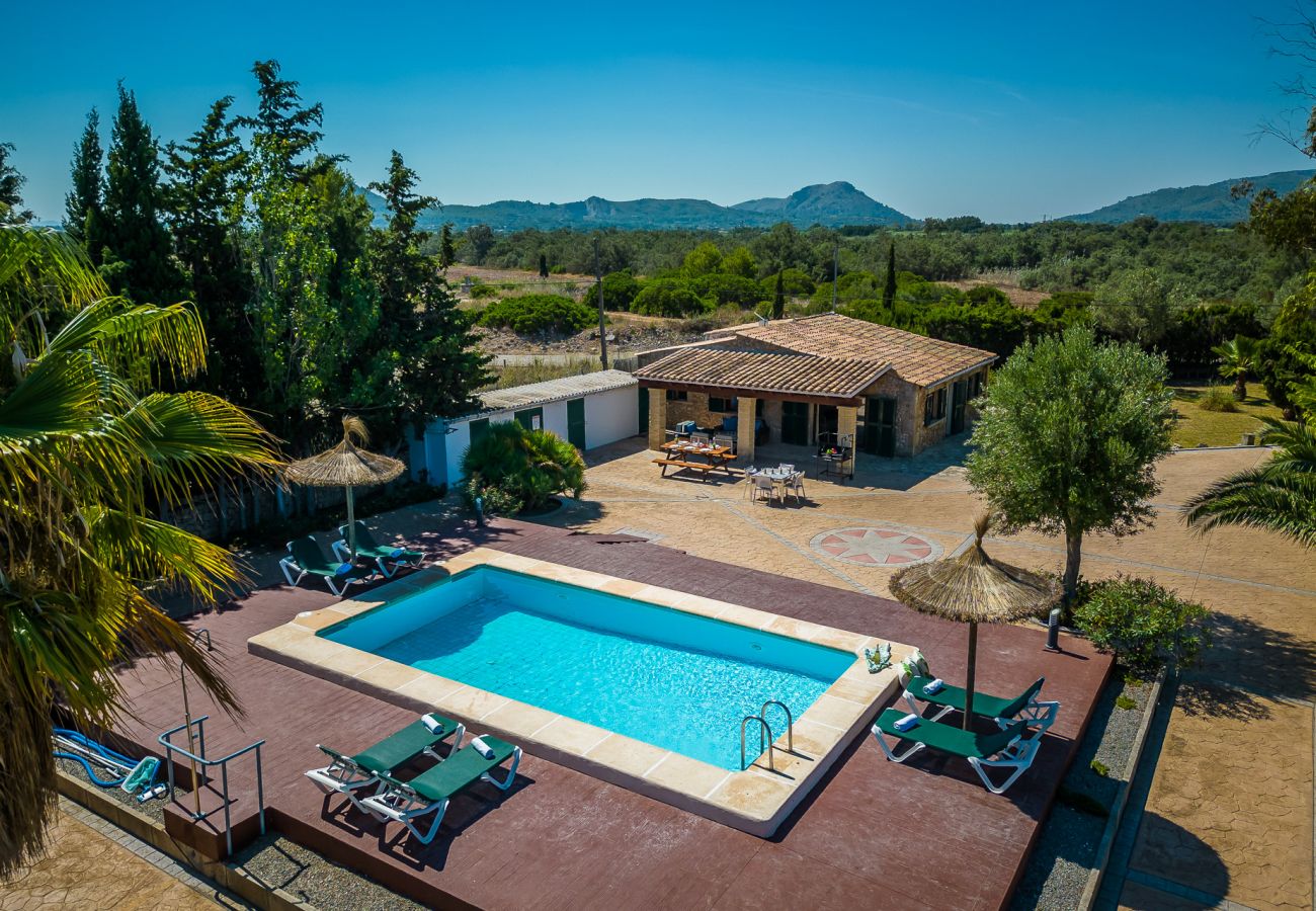 Country house in Puerto Pollensa - Finca by sea Ses Rotes with pool Pollensa