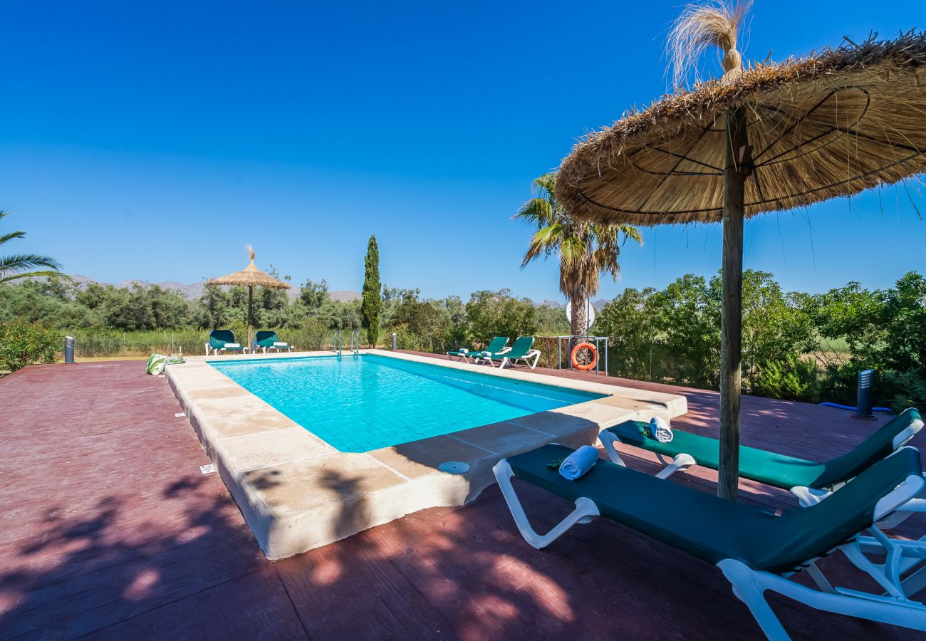 Country house in Puerto Pollensa - Finca by sea Ses Rotes with pool Pollensa