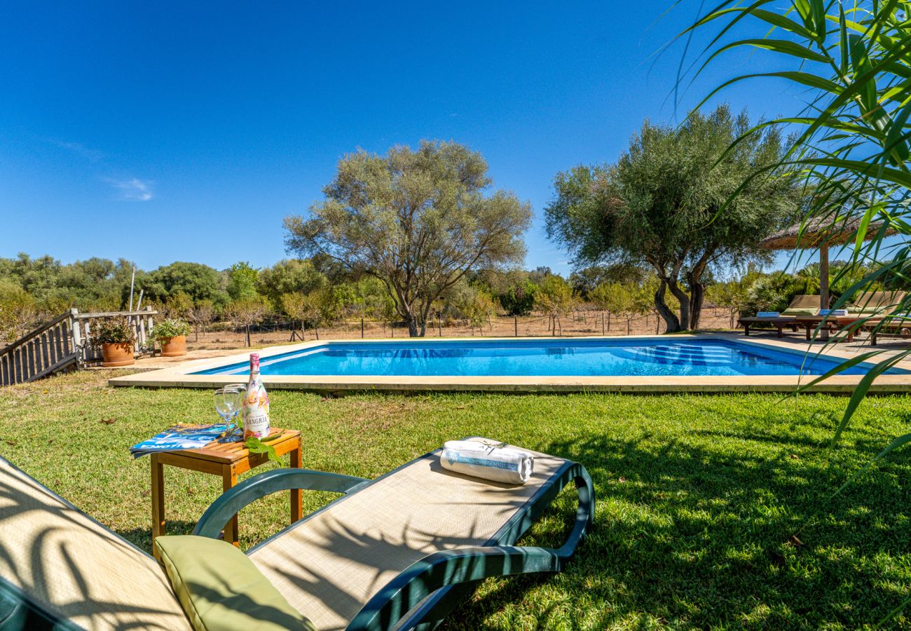 Country house in Buger - Mallorcan finca Ses Planes with pool