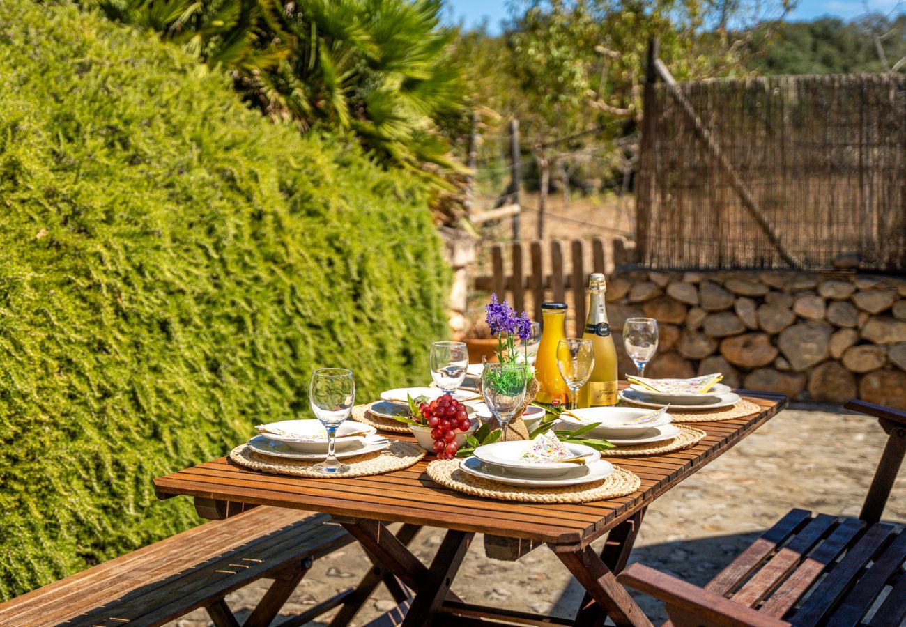 Country house in Buger - Mallorcan finca Ses Planes with pool