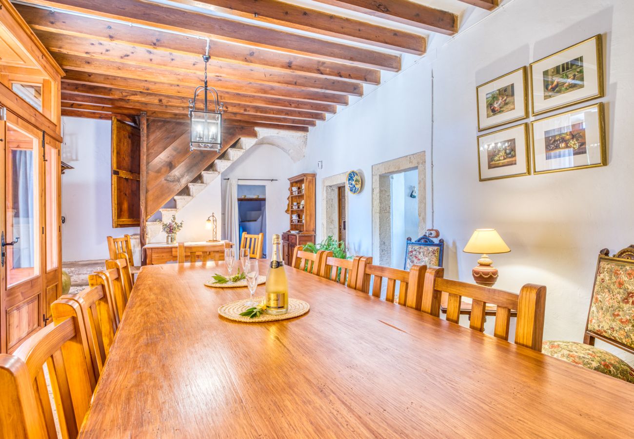 Country house in Buger - Mallorcan finca Ses Planes with pool
