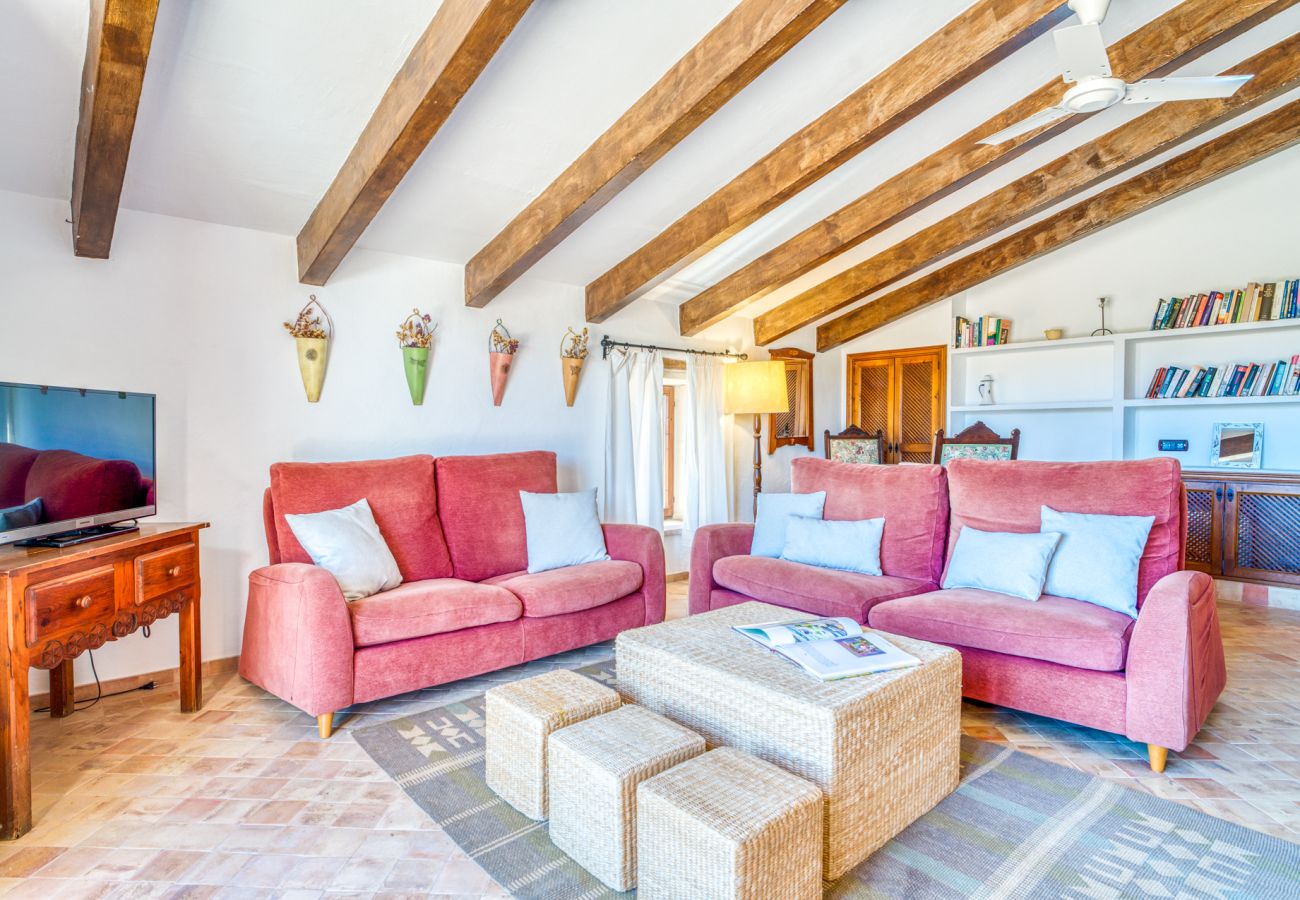 Country house in Buger - Mallorcan finca Ses Planes with pool