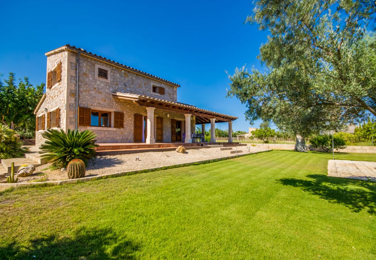 Country house in Alcudia - Mallorcan finca in Alcudia Ses Poves with pool