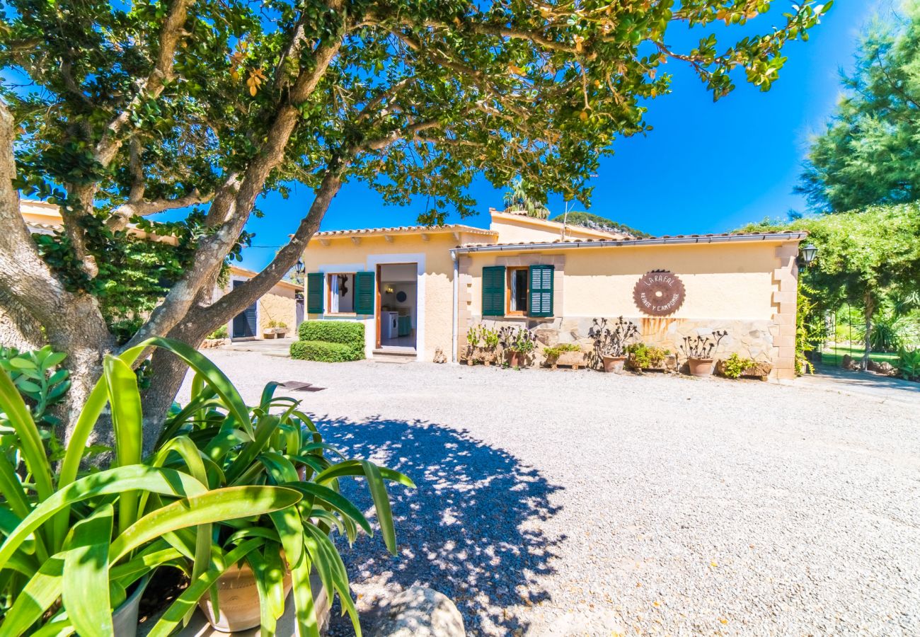 Country house in Pollensa - Rustic Finca in Pollensa Sa Sort Llarga with pool