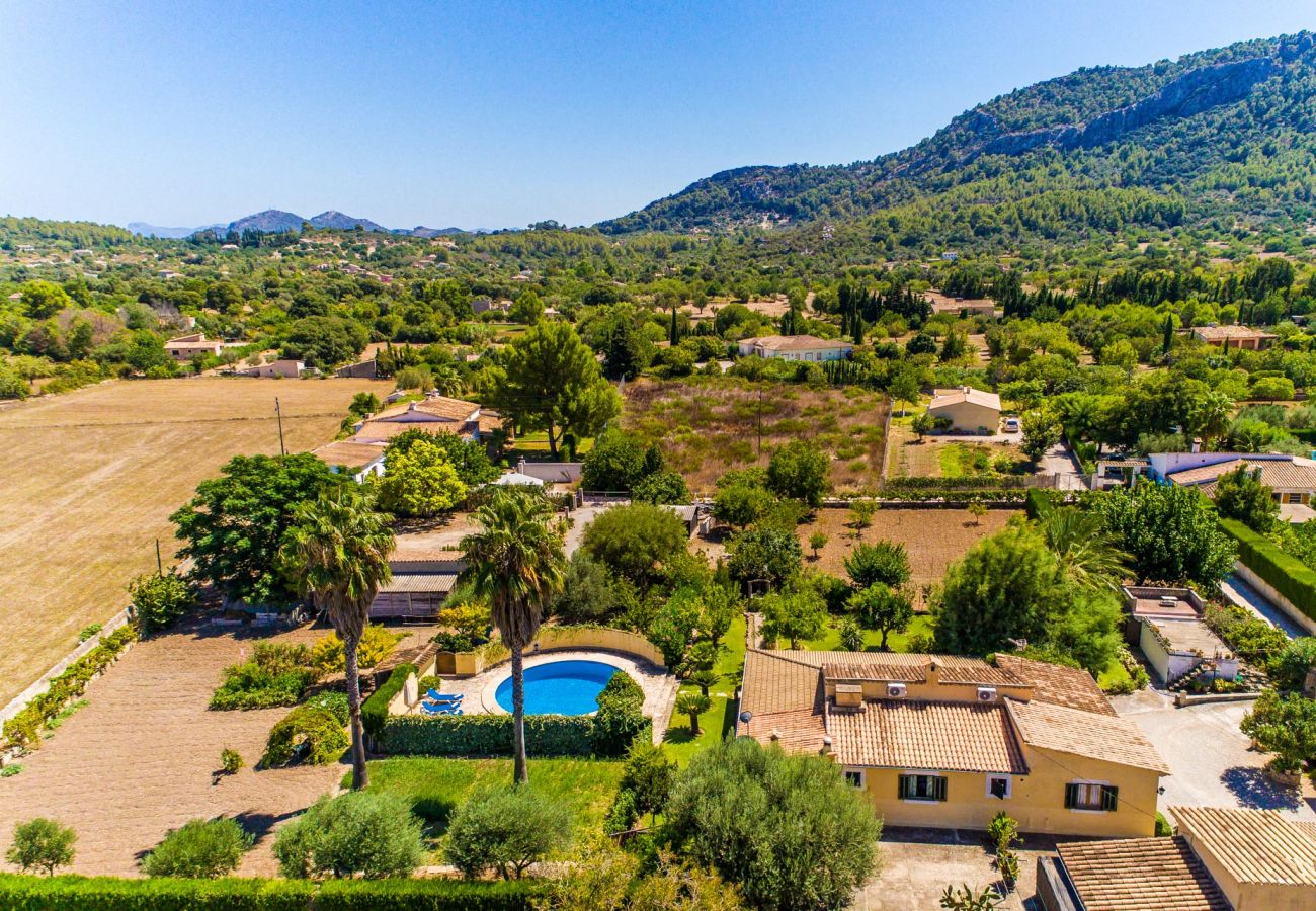 Country house in Pollensa - Rustic Finca in Pollensa Sa Sort Llarga with pool