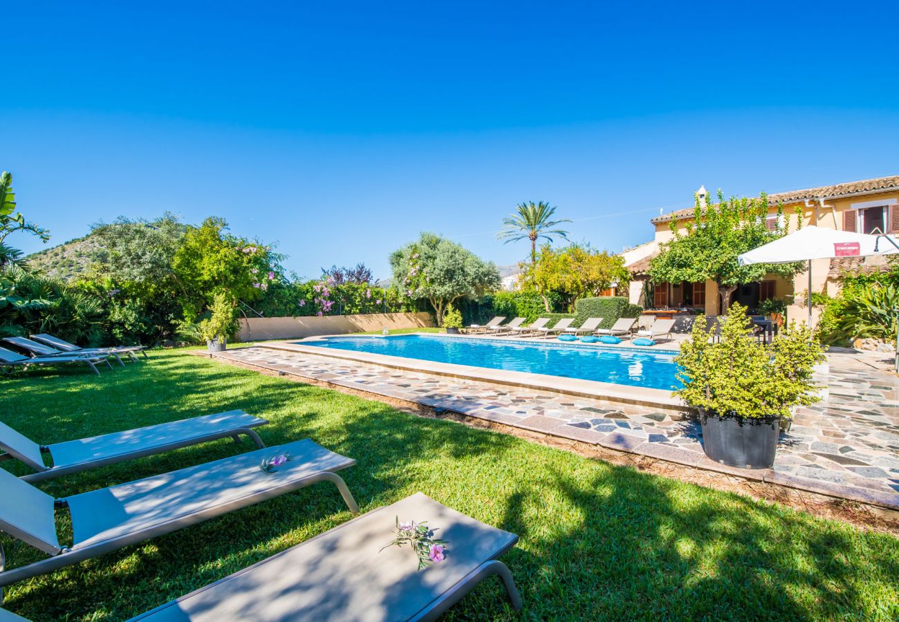 Country house in Pollensa - Country style Finca Can Verga Pollensa with pool